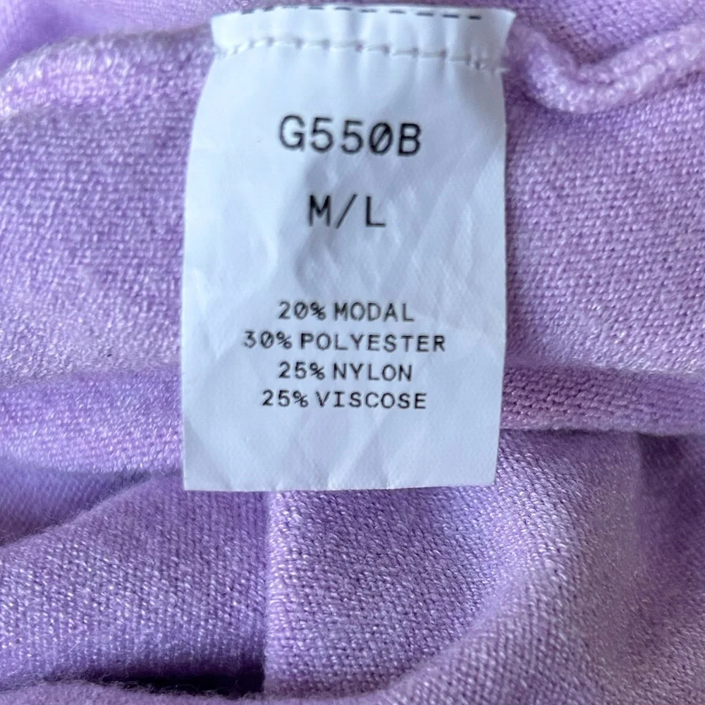 Kerisma Ryu Lilac Dolman Sweater Boat Neck Anthropologie Excellent Size M/L - Picture 6 of 8